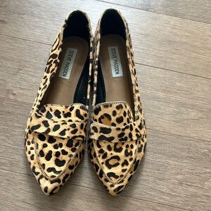 Steve Madden Leopard Print Loafers
